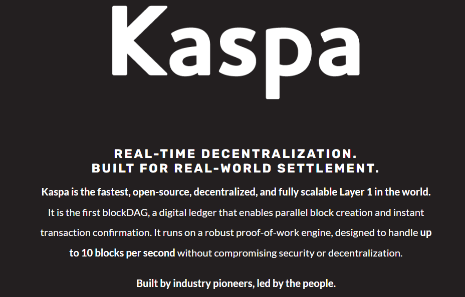 Kaspa（KAS）