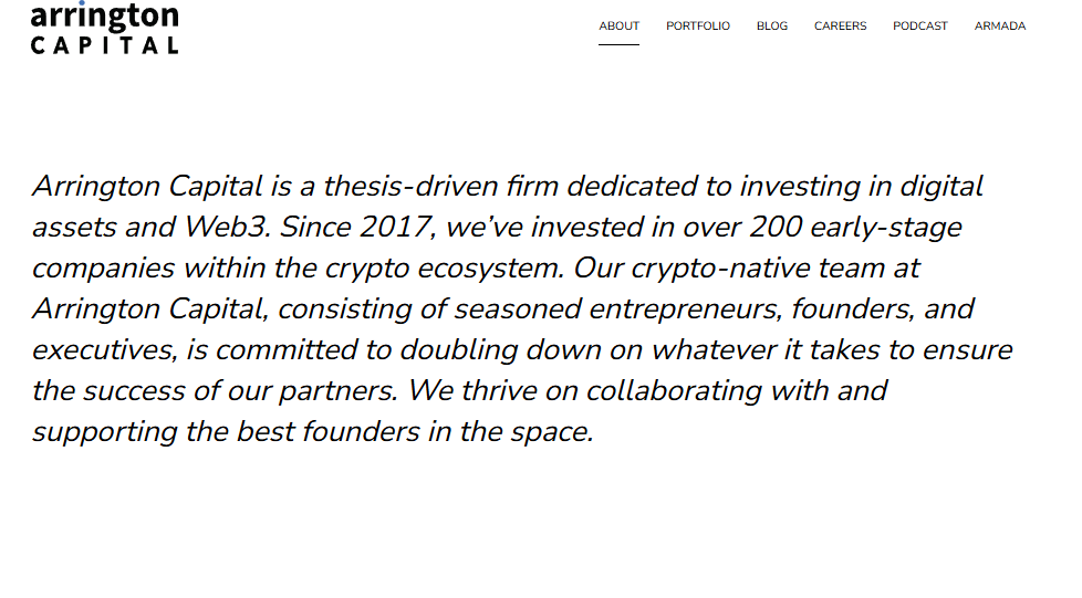 Arrington Capital