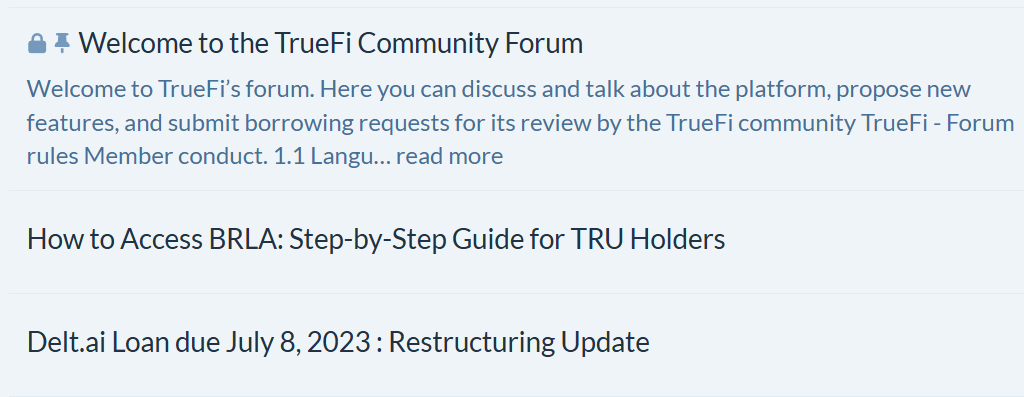 TrueFi（TRU）